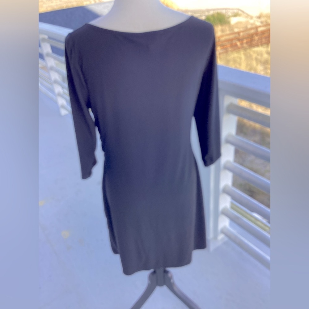 WHBM classic black scoop neck dress - Picture 4 of 8